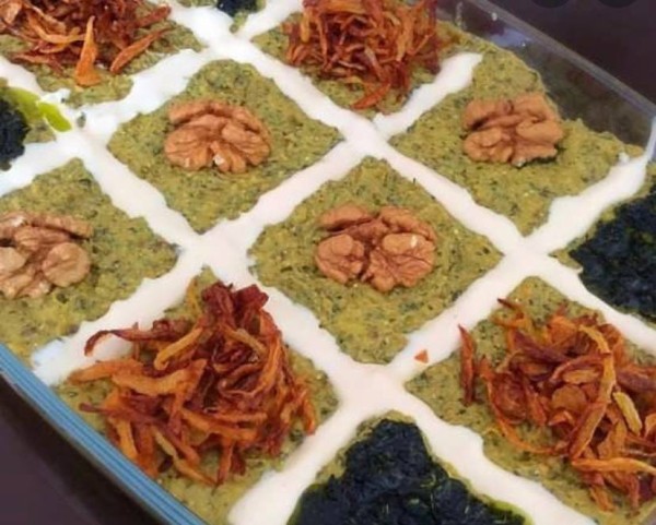 Persian Eggplant  Whey Dip/کشک بادمجان