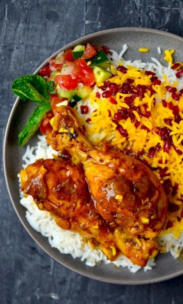 زرشک پلو با مرغ / zereshk polo ba Morgh